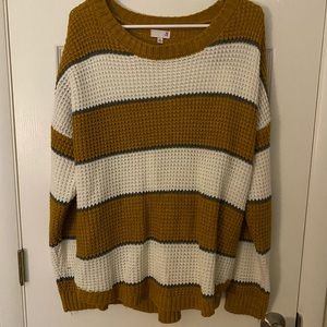 Mustard Stripe Sweater